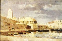 Albert Lebourg The Port of Algiers oil painting picture
